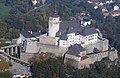 Aerial photograph of the castle