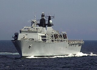 <i>Albion</i>-class landing platform dock Type of amphibious warfare ship in service with the Royal Navy