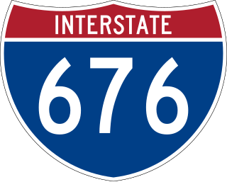 <span class="mw-page-title-main">Interstate 676</span> Highway in New Jersey and Pennsylvania