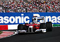 Jarno Trulli driving the Toyota TF109 at the 2009 Japanese GP.