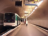 Line 3bis platforms at Gambetta