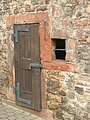 the door and the chain of a former prison in Niederursel