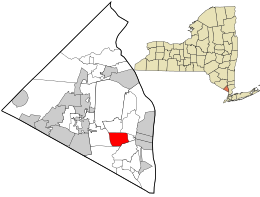 Location in Rockland County and the state of New York.