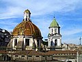 Santa Maria della Sanità basilikaren kupula.