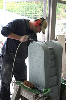 Stonemasonry Creation of buildings, structures, and sculpture using stone