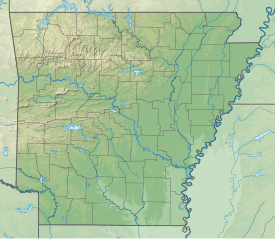 USA Arkansas relief location map.svg