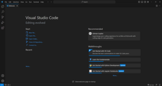 Visual Studio Code Free integrated development environment (IDE) by Microsoft