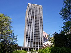 Tòa Xerox Tower ở Rochester, New York, được sử dụng làm trụ sở từ năm 1968 đến 1969.