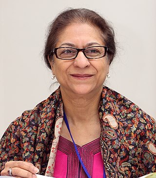 <span class="mw-page-title-main">Asma Jahangir</span> Pakistani human rights activist and lawyer