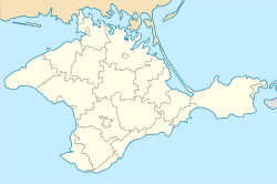 Frontove is located in Crimea