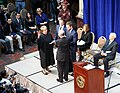 Taking oath as Minnesota Governor