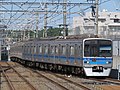 北総7300形7818編成として リースされている3700形 （2016年8月5日 / 東松戸駅）