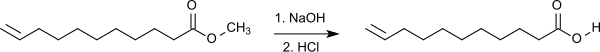 Hydrolyse Methylundecenoat