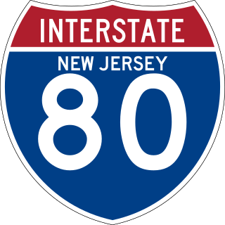 <span class="mw-page-title-main">Interstate 80 in New Jersey</span> Highway in New Jersey