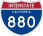 Interstate 880 marker