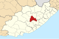 Location in the Eastern Cape