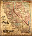 Image 31Map of the States of California and Nevada by SB Linton, 1876 (from History of Nevada)