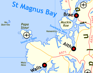 <span class="mw-page-title-main">Ve Skerries</span> Small islands in the west of Shetland