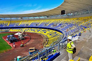 Das modernisierte Estadio Municipal de Concepción im Mai 2015