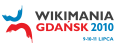 Wikimania Gdańsk 2010 logo, 9-11 lipca 2010