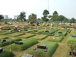 Tanah Kusir cemetery in Kebayoran Lama