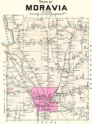 <span class="mw-page-title-main">Moravia, New York</span> Town in New York, United States