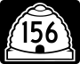 State Route 156 marker