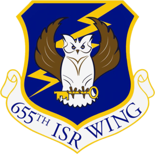 <span class="mw-page-title-main">655th Intelligence, Surveillance and Reconnaissance Wing</span> Military unit