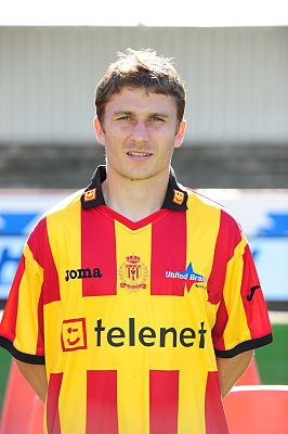 Dunković in het tenue van KV Mechelen.