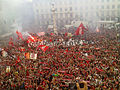 Supporters de Benfica durant la saison 2009-2010