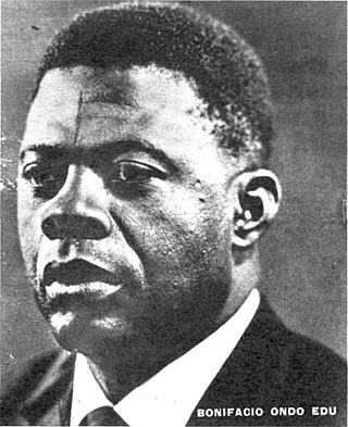 <span class="mw-page-title-main">Bonifacio Ondó Edú</span> Prime Minister of Equatorial Guinea (1922–1969)