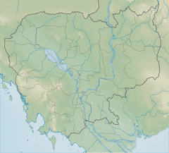 Map showing the location of Preah Monivong Bokor National Park