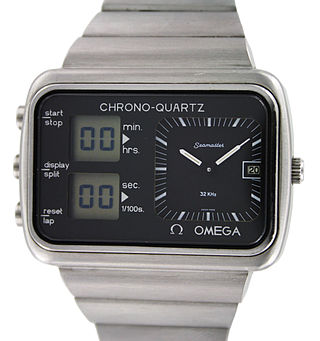 <span class="mw-page-title-main">Omega Chrono-Quartz</span> Worlds first digital/analogue chronograph