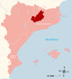 County of Urgell within the Crown of Aragon