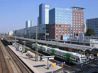 <span class="mw-page-title-main">Freiburg Hauptbahnhof</span> German railway station