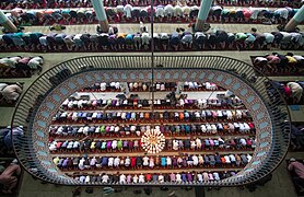 Inside view of the Mosque