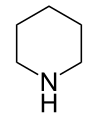 Struktur von Piperidin