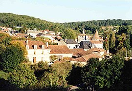 Javerlhac with the church and the castle