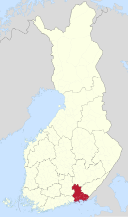 Landskapets läge i Finland