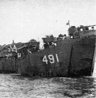 USS <i>LST-491</i> WWII US tank landing ship