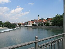 Sungai Lech di Landsberg