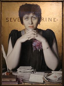 Portrait de Séverine par Louis Welden Hawkins.