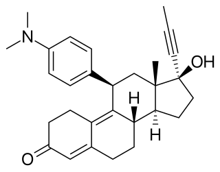 <span class="mw-page-title-main">Mifepristone</span> Medication