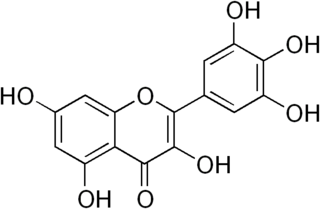 <span class="mw-page-title-main">Myricetin</span> Chemical compound