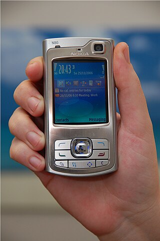 <span class="mw-page-title-main">Nokia N80</span> 3G slider mobile phone released by Nokia in 2005