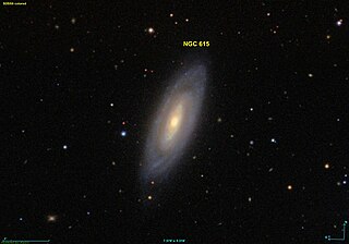 <span class="mw-page-title-main">NGC 615</span> Galaxy in the constellation Cetus