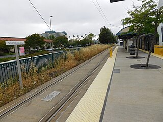 <span class="mw-page-title-main">Old Ironsides station</span> VTA light rail station in Santa Clara, California