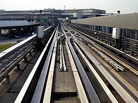 Aiguillages à Orly 1, 2, 3.