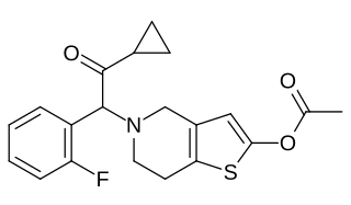 <span class="mw-page-title-main">Prasugrel</span> Medication used to prevent formation of blood clots