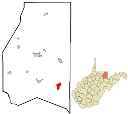 Location in شهرستان پرستون، ویرجینیای غربی and the state of ویرجینیای غربی.